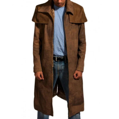 Fallout NCR Ranger Duster Leather Brown Coat