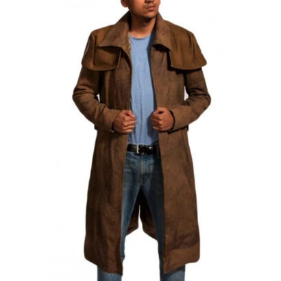 Fallout NCR Ranger Duster Leather Brown Coat