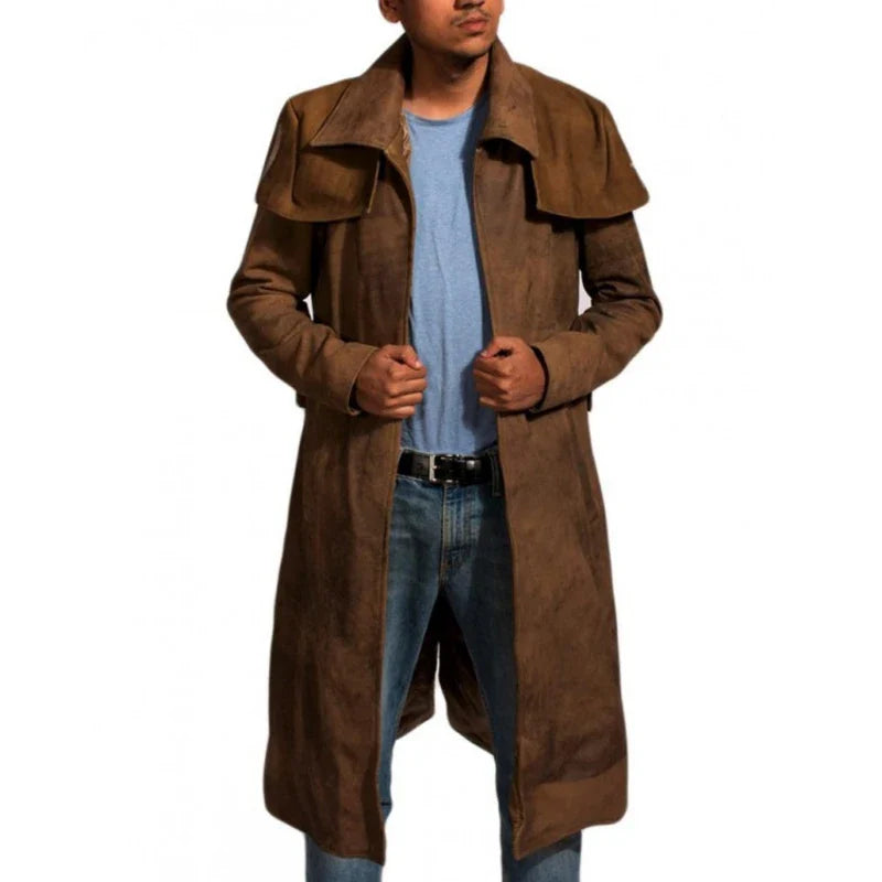Fallout NCR Ranger Duster Leather Brown Coat
