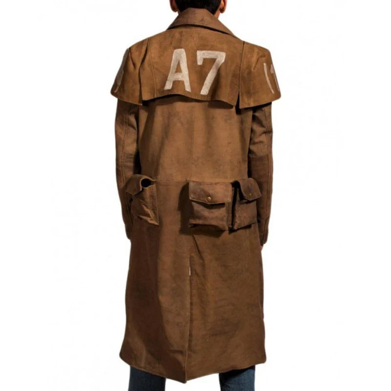 Fallout NCR Ranger Duster Leather Brown Coat