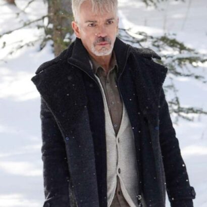 Fargo Lorne Malvo Grey Shearling Coat