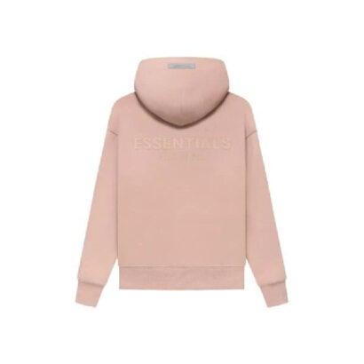 Fear Of God Essentials Pink Hoodie
