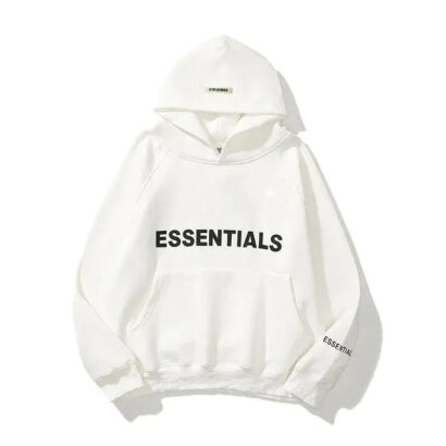 Fear Of God Essentials White Hoodie