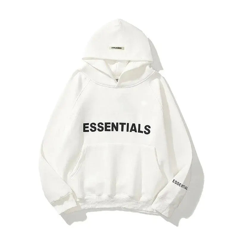 Fear Of God Essentials White Hoodie