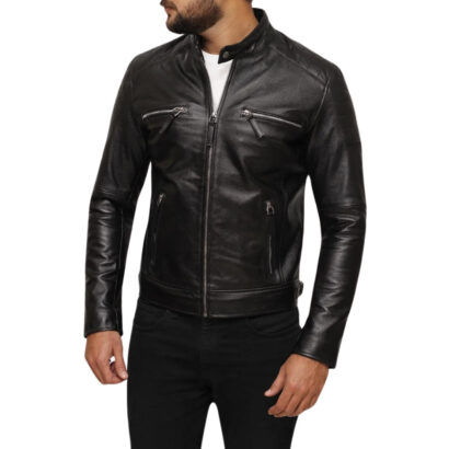 Black Genuine Leather Jacket