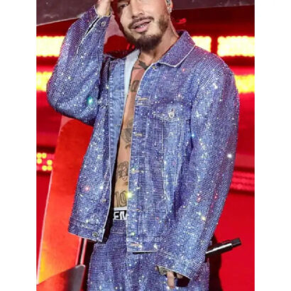 Coachella J Balvin 2k24 Blue Jacket