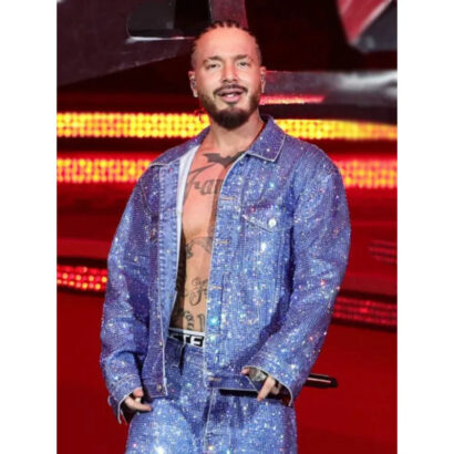 Coachella J Balvin 2k24 Blue Jacket