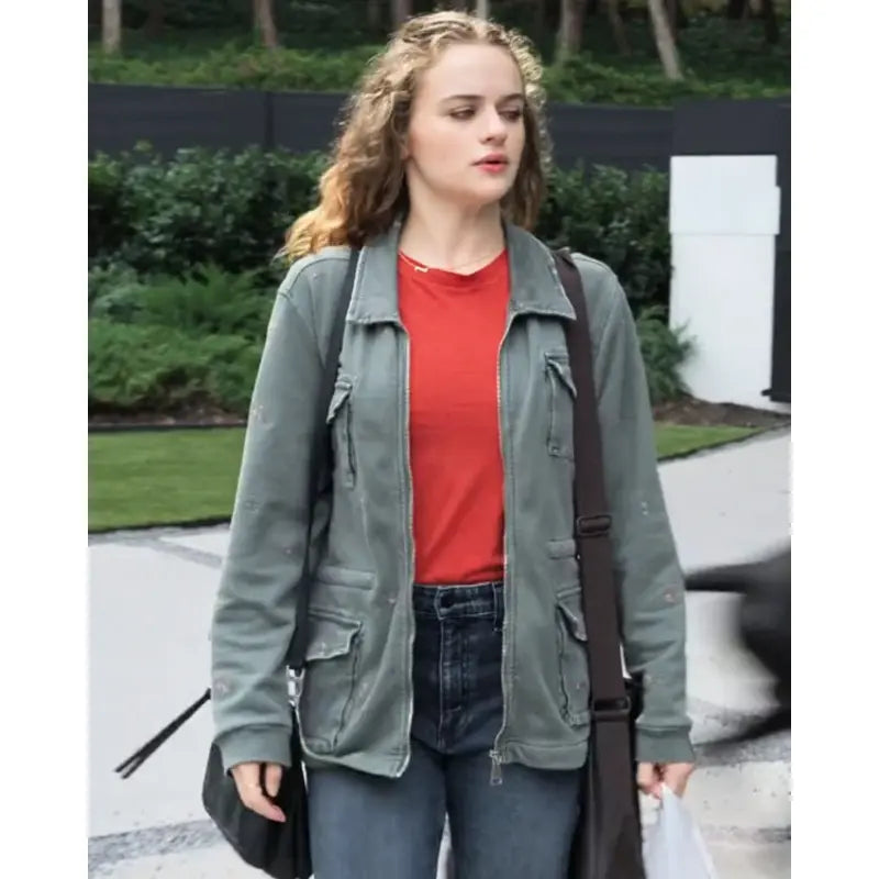 A Family Affair 2024 Joey King Cotton Jacket