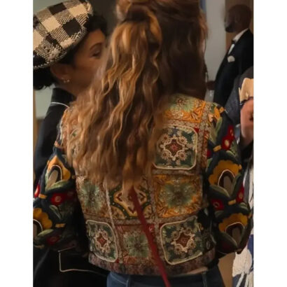 A Family Affair 2024  Joey King Floral Jacket