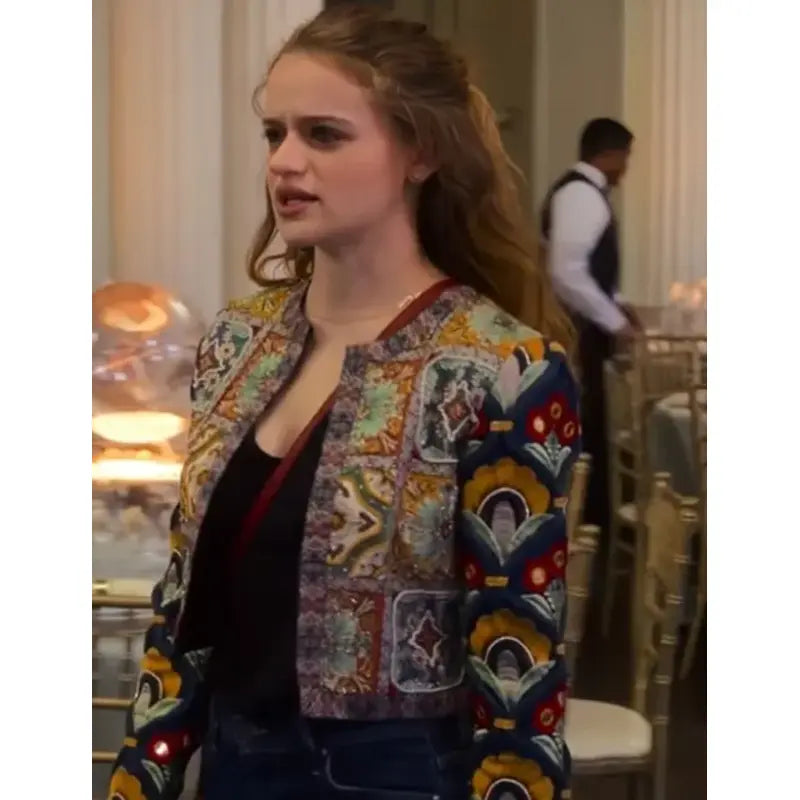 A Family Affair 2024  Joey King Floral Jacket