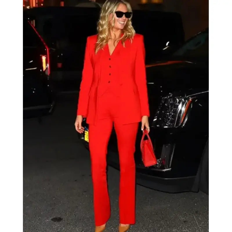 Kate Upton NYC Red Suit For Women