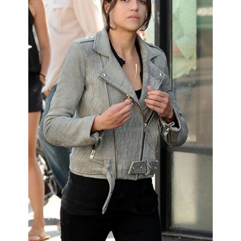 Fast and Furious 8 Letty Ortiz Grey Jacket