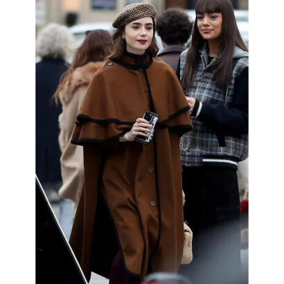 Emily Cooper Emily In Paris S04 Wool Trench Coat