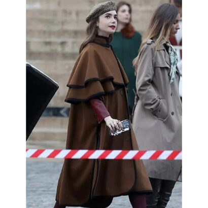 Emily Cooper Emily In Paris S04 Wool Trench Coat