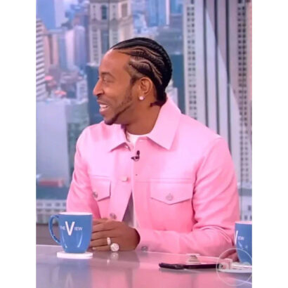 The View Ludacris Pink Leather Pink Jacket