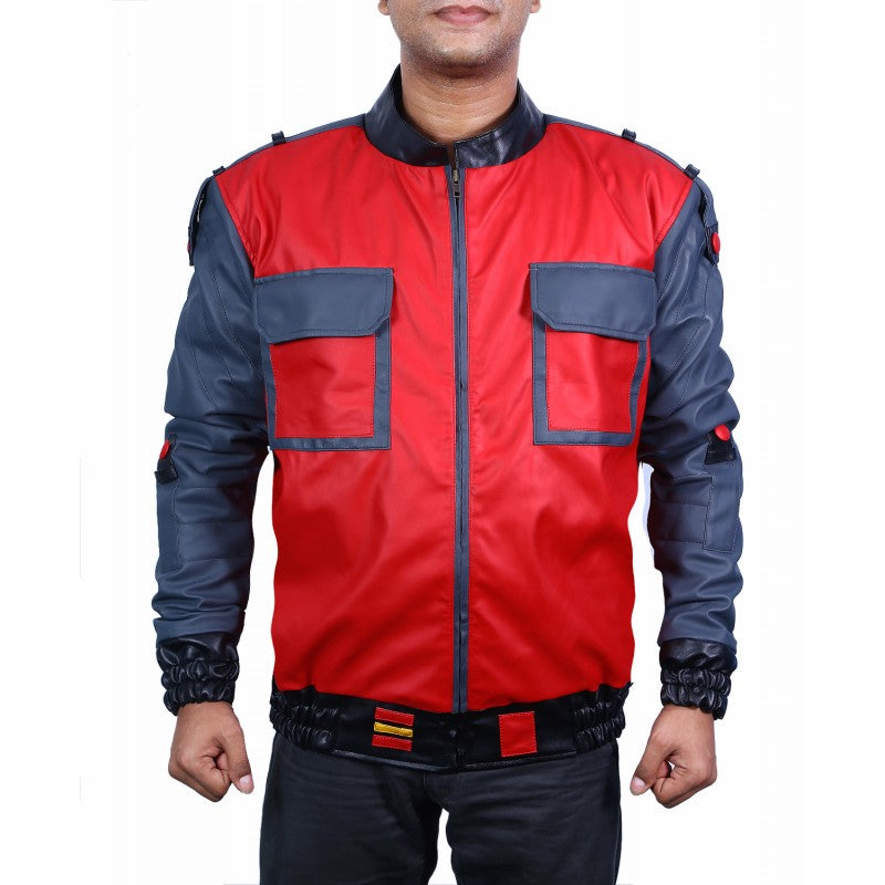 Marty McFly Back To The Future Leather Jacket
