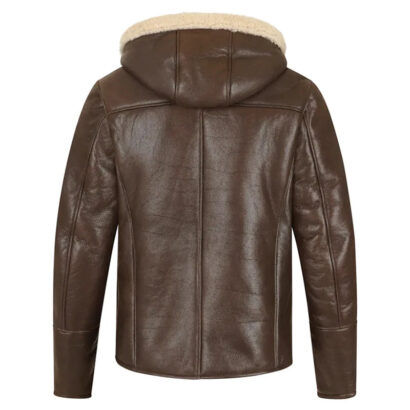 Brown Shearling Leather Jacket