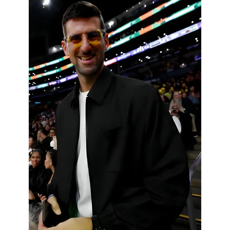 NBA Novak Djokovic Black Jacket