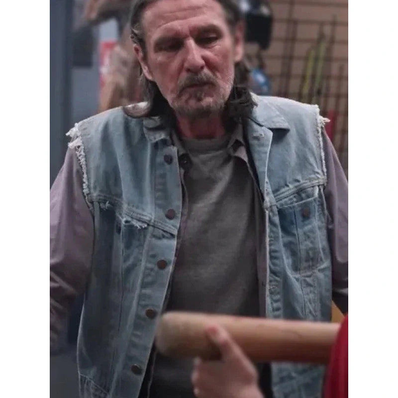 Blue One More Time John Tench Denim Vest