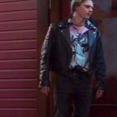 WandaVision Pietro Maximoff Black Biker Leather Jacket