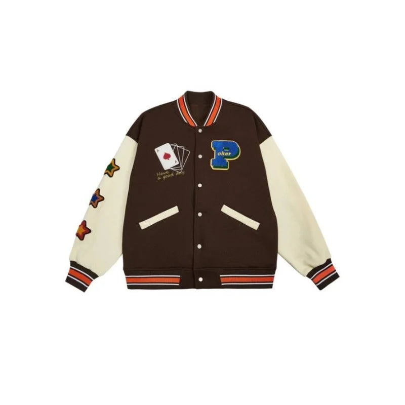 Poker Lucky Varsity Jacket