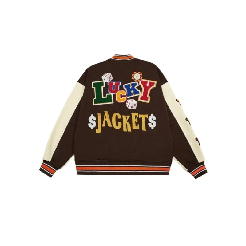 Poker Lucky Varsity Jacket