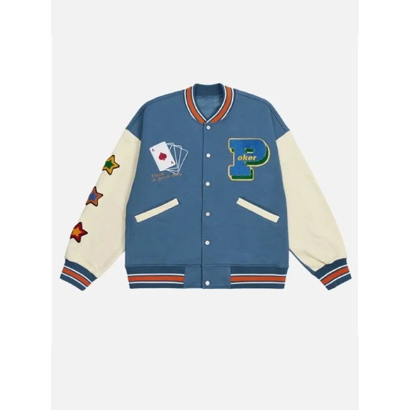 Poker Lucky Varsity Jacket