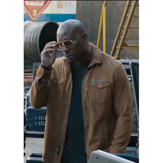 Roman Pearce F9 The Fast Saga Brown Jacket