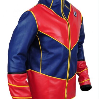 Ray Manchester Captain Man Costume Leather Jacket