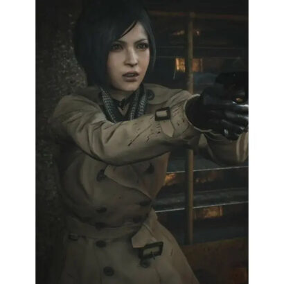 Beige Resident Evil 2 Ada Wong Coat