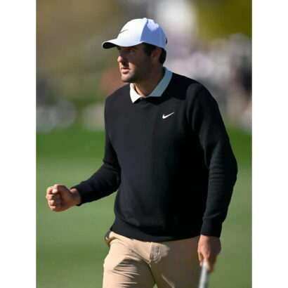 Black Scottie Scheffler Sweater