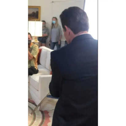 Dennis Quaid Reagan 2024 Black Tuxedo