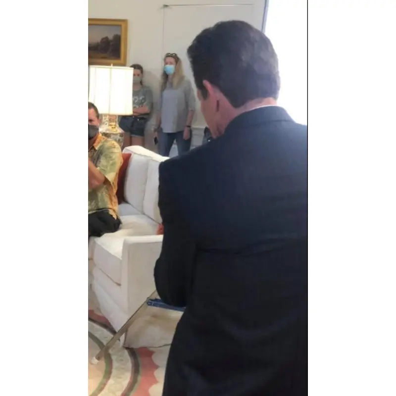 Dennis Quaid Reagan 2024 Black Tuxedo