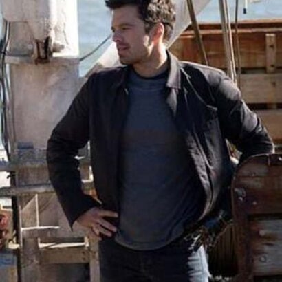 Bucky Barnes Black Cotton Jacket