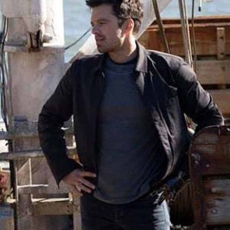 Bucky Barnes Black Cotton Jacket
