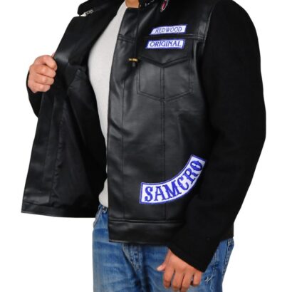 Sons of Anarchy Hooded Leather Jacket