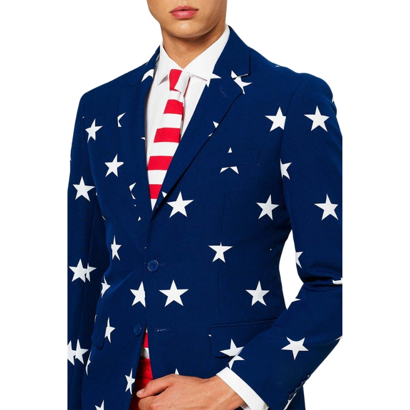 Stars And Stripes Blue Flag Tuxedo