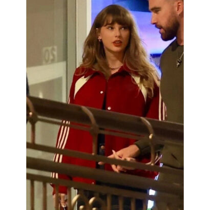 Taylor Swift Sushi Restaurant Red Varsity Jacket