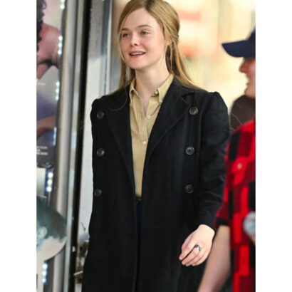 A Complete Unknown Elle Fanning Black Blazer