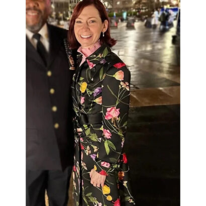 Carrie Preston Elsbeth 2024 Floral Trench Coat