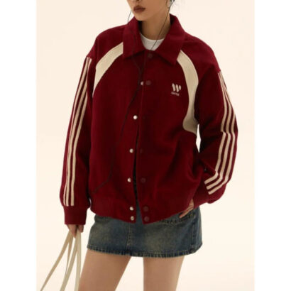 Taylor Swift Sushi Restaurant Red Varsity Jacket