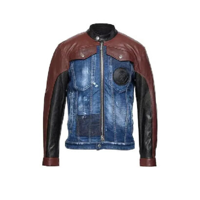 Ben Platt The Kelly Clarkson Show Trimmed Denim Jacket