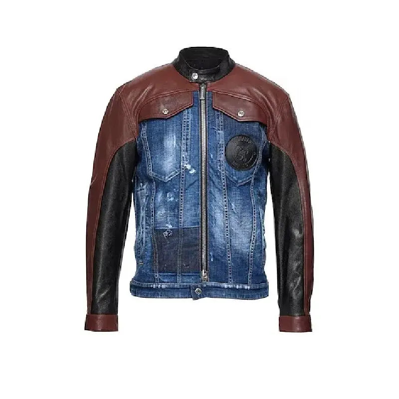 Ben Platt The Kelly Clarkson Show Trimmed Denim Jacket