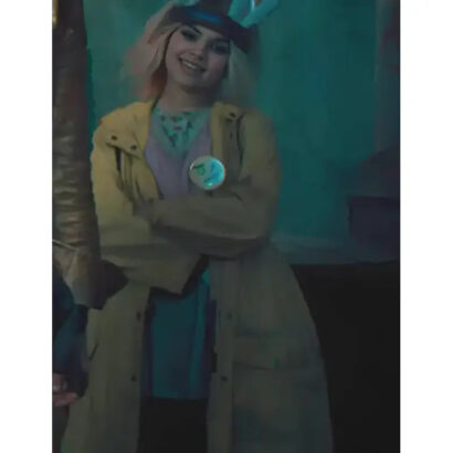 Ariana Greenblatt Borderlands Yellow Hooded Coat