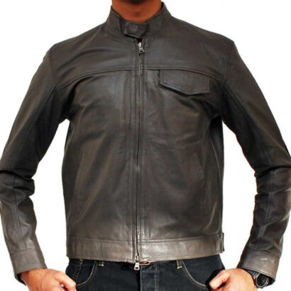 Transformers 3 Grey Leather Jacket