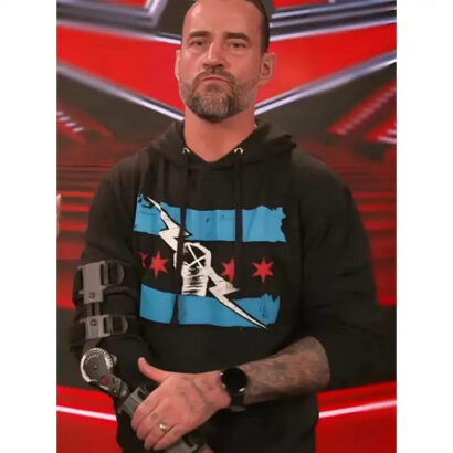 WWE Return of CM Punk Black Hoodie