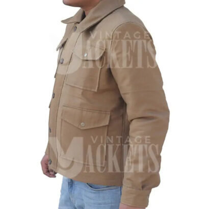 John Dutton Brown Cotton Jacket