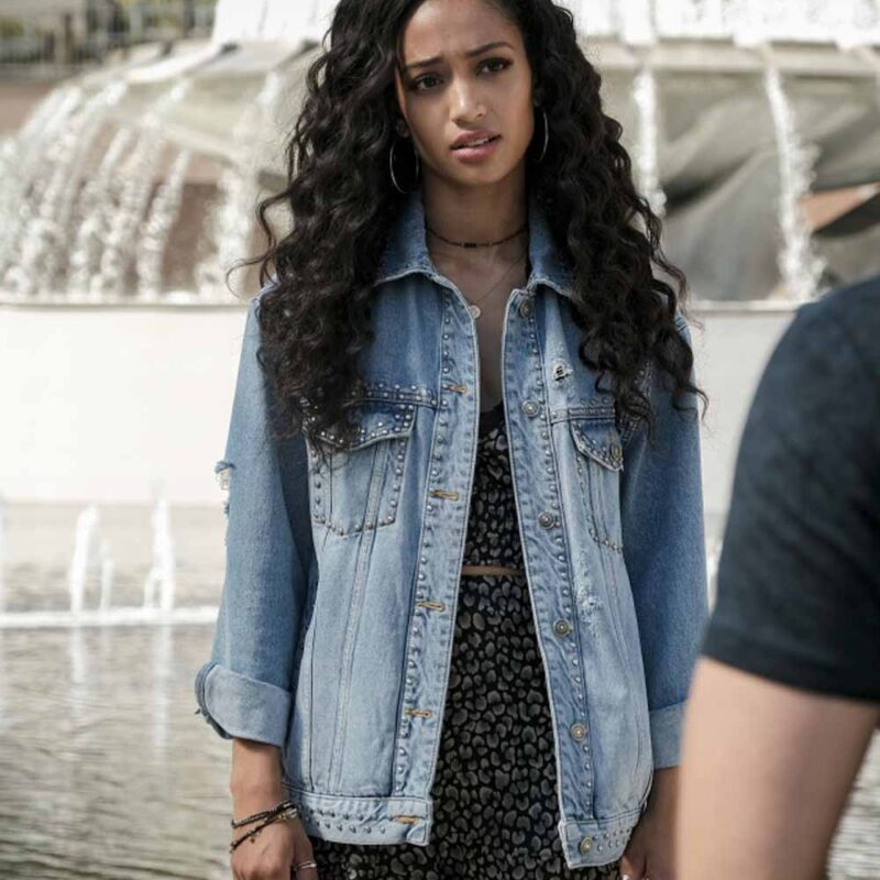 All American Olivia Baker Blue Denim Jacket