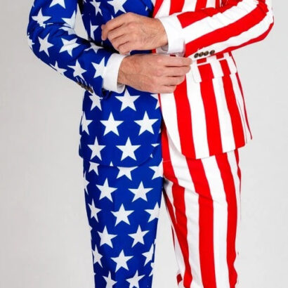American Flag stars and stripes Suits