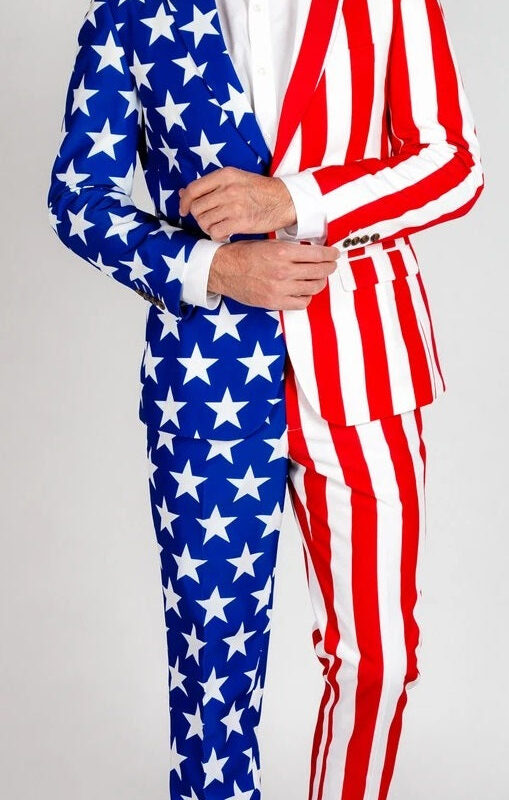 American Flag stars and stripes Suits